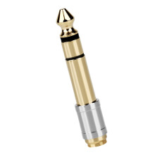 Adaptateur léger 6.35 3D mâle vers 3.5 femelle, convertisseur de