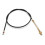 Electric Scooter and ATV Front Rear Drum Brake Cable, Easy Replacement, 1.25m Multiple Lengths 1