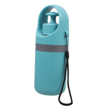 Portable Dog Poop Picker Upper Built Bag Dispenser Six Poop Scooper for Outdoor Walks Hiking and Travel Design for Easy 1