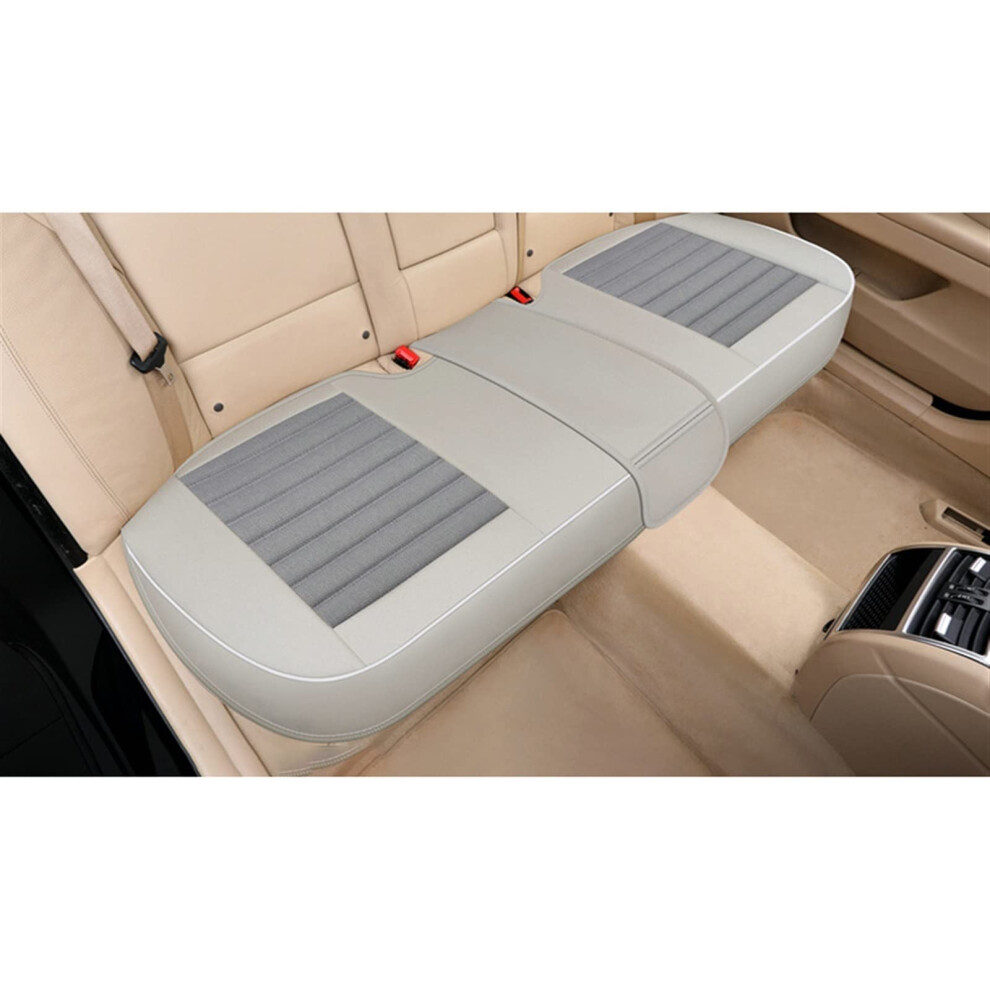 Car Seat Cover Protector Front And Rear Seat Back Cushion Mat For Truck Suv Van Breathable Ultraluxury Pad Gray 9426802323672