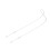 Strap Tug-Resistant Cord Works with Most-Silicone White 1