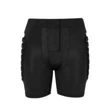 Skateboarding Padded Shorts Unisex, Breathable Lightweight for Skating Snowboarding (Black, XS)