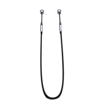 Magnetic Connector Cord Flexible Strap Works-Metallic Black