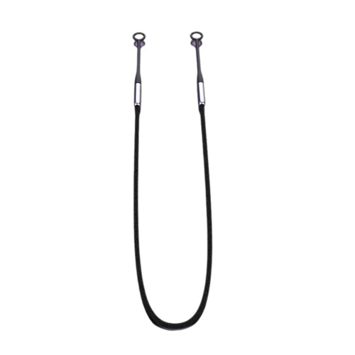 Magnetic Connector Cord Flexible Strap Works-Metallic Black