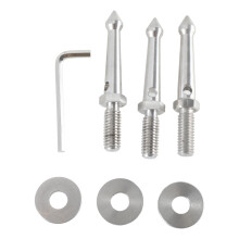 3 Teile/satz Edelstahl Spikes Set Fuß Nägel Boden Verbesserung