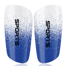 Football Shin Pads for Soccer Players - Small Adult Shin Guards - Lightweight Protective Equipment in Black