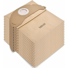 Mejora del rendimiento con filtro para aspiradora, papel de microfiltración de 2 capas para una limpieza duradera y práctica (15 unidades)