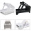 Compact thermal label holder for seamless integration with desktop printers (black) 2