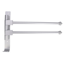 Porte-serviettes pivotant, porte-serviettes en aluminium spatial avec finition peinture, barres porte-serviettes rotatives pour un accès et un