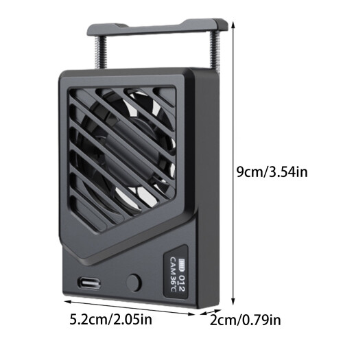 Kamera-Lüfter für DSLR-Kameras, externes Kühlsystem,-Silber 1
