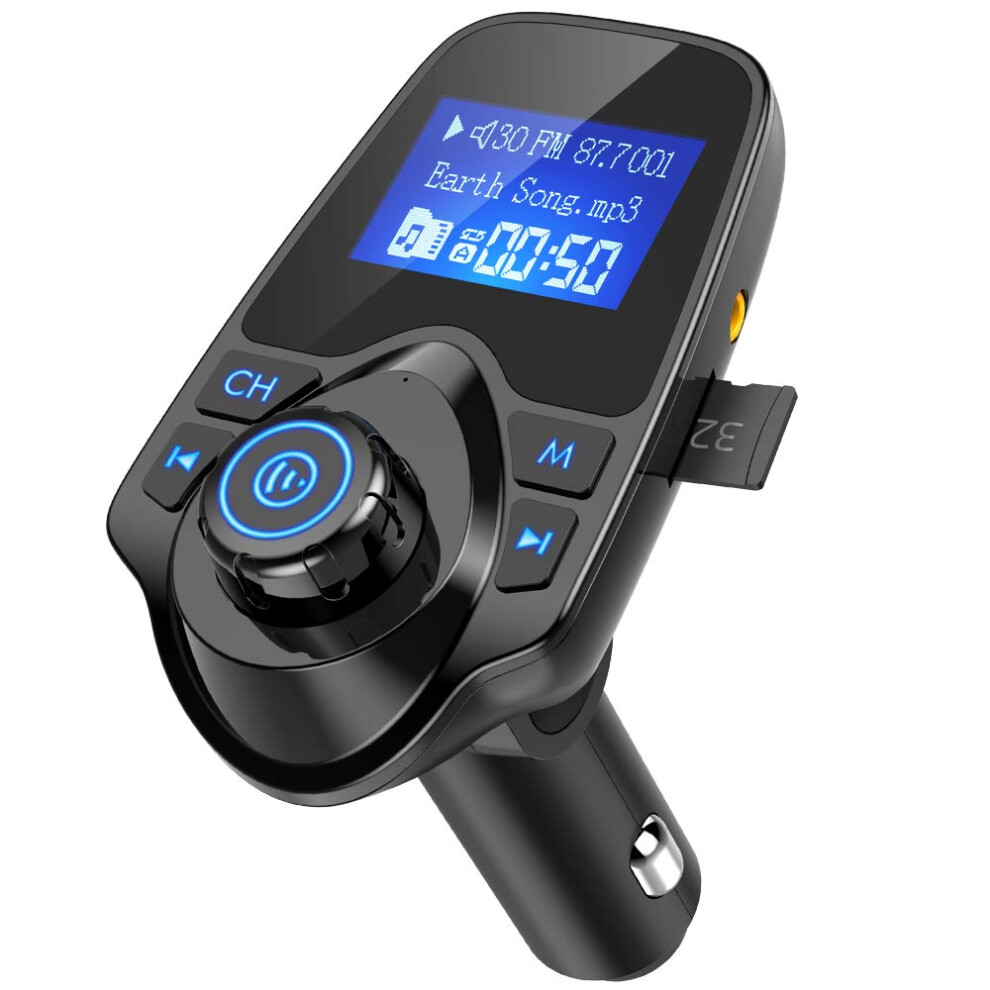 In-Car Entertainment Upgrade, Advanced Digital Display Fm Transmitter, Make Safe Hands-Free Calls, Stream Music Via Multiple Inputs, Compatible With 9128293376990