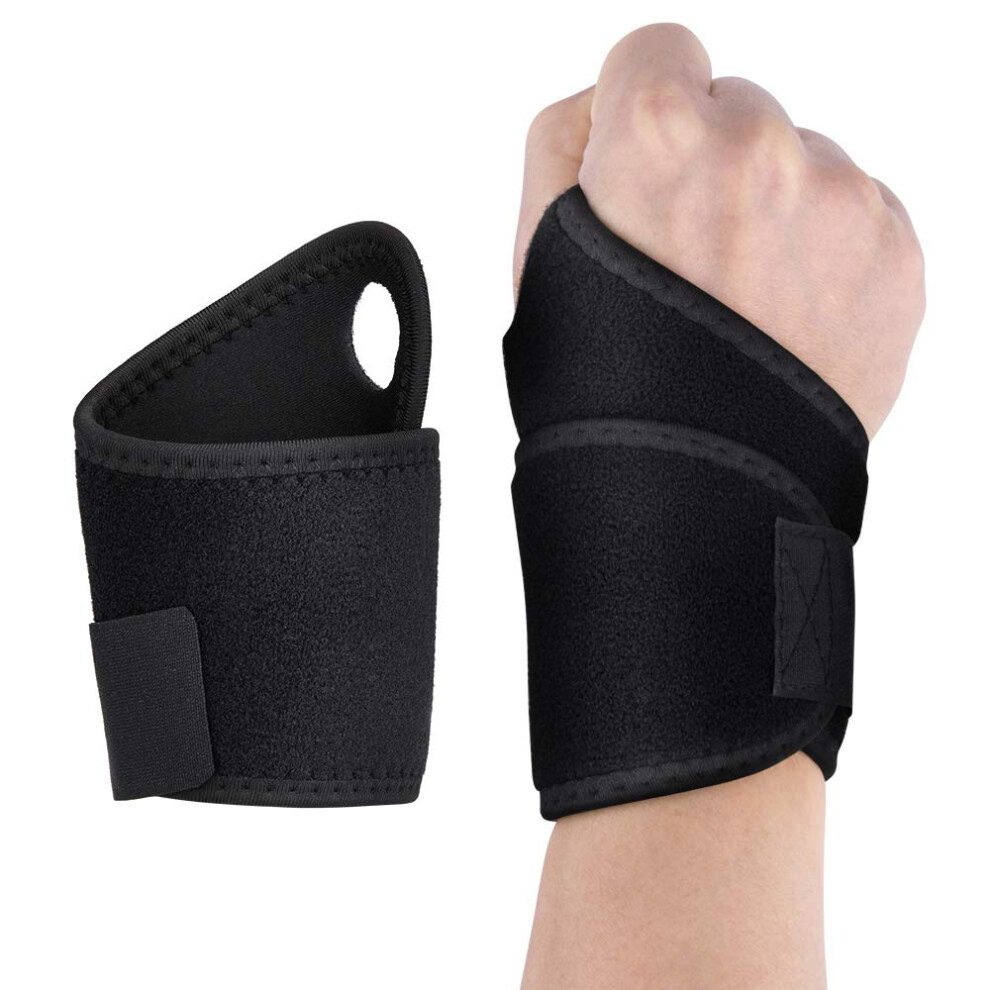 Adjustable Wrist Braces for Arthritis Support, Ergonomic Wrist Wrap with Thumb Stabilization, Compression Wraps for Carpal Tunnel Relief, Breathable