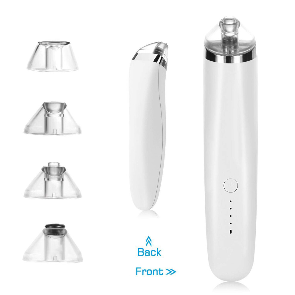 Red/Light Microdermabrasion Blackhead Remover, Effective Keratin Remover Electric Face Vacuum With Active Regeneration, Deep Pore Cleansing Tool For