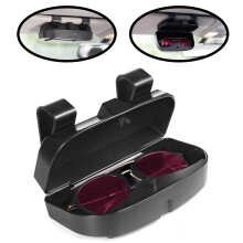 Étui à lunettes de soleil pour pare-soleil de voiture, conçu pour maintenir les lunettes fermement en place, en plastique ABS de haute qualité