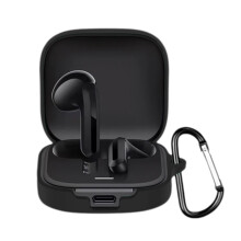 Coque de manchon ergonomique pour écouteurs sans fil Buds-Noir