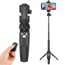 Supporto post-vendita professionale, treppiede per selfie stick, resistente e leggero con testa a sfera girevole a 360 per un'angolazione ottimale.