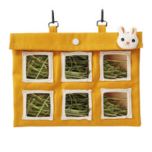 Rabbit Hay Feeder, Forage Grass Bag for Chinchilla Large Capacity Hay Holder Bag for Guinea Pigs, Chinchillas, Rabbits, Hamsters