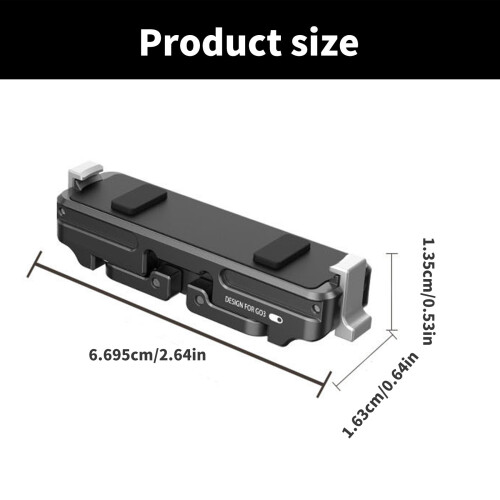 Magnetische Quick Release Adapter Mount Bracket met klauwclip 2