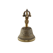 Handmade Tibetan Bell 280g Cast Alloy Ghanta Meditation and Spiritual Rituals (BS) Standard S