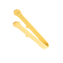 Decorsative Silicone Cats Paws Food Tongs Kitchen-Yellow
