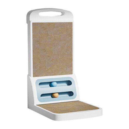 Thick Wear Resistant PP Cats Scratching Board Detachable-Blue