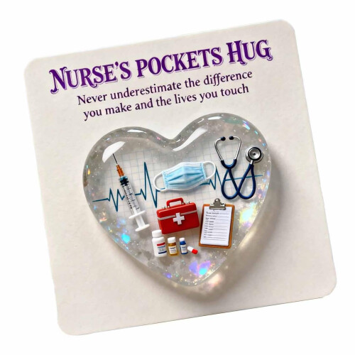 Heartwarming Customizable Hug Card Acrylic Materials for-1PCS A