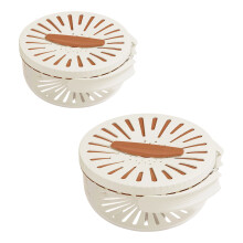 Folding Handle Kitchen Colander Fruit Strainer For Outdoor-1 C