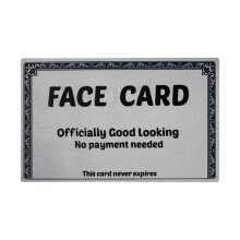Humorous Invitation Card Waterproof PVC Funny Autism Excuse Card