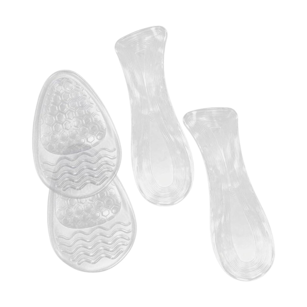 Nonslip Gel Heel Inserts With Adhesive Backing For Foot Pad-L