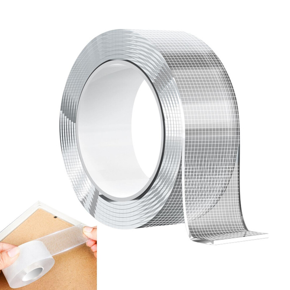 Nano Doublesided Tape, Multipurpose Adhesive, Strong Sticky, 2Mm Thick, 3Cm Wide 9365049940559