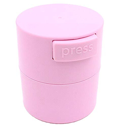 Eyelash Glue Storage Tank Adhesive Stand Activated Sealed Box 4 Cell Container Pink