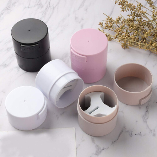 Eyelash Glue Storage Tank Adhesive Stand Activated Sealed Box 4 Cell Container Pink 1