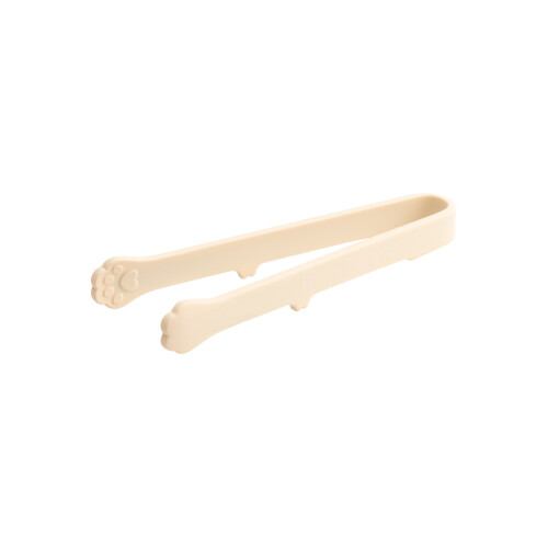 Kitchen Essential Silicone Cats Paws Design Tongs-Creamy White