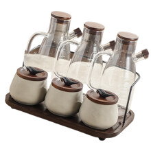 Accuracy Oil Dispenser Bottle Made of-3 oil pots and clay