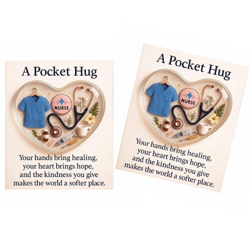 Elegante Krankenschwester-Umarmung, Acryl,-2PCS C