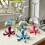 Octopuses Cup Holder Rack For Kitchen Sink Area Dries-Pink 5