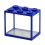 Small Stackable Betta Tanks 6 Hole View Plastic Texture-Blue 1