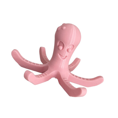Octopuses Cup Holder Rack For Kitchen Sink Area Dries-Pink
