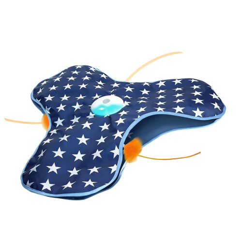 Promote Hunting Instincts Interactively Cats Toy USB-royal blue