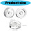Wide Mouth Mason Jar Fermentation Weight Glass Materials 3