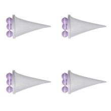 4Pcs Laundry Hair Flitering Mesh Remover for Trap Debris-Purple