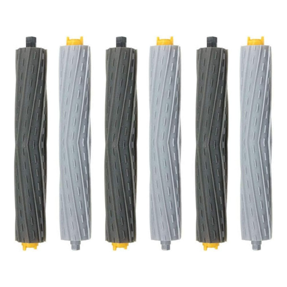 Rubber Brushes, Multi-Surface Cleaner for Roomba 800 Series 800/870/880, Serrated Surface for High Efficiency Filtration and Deep Cleaning-image-OPC-PP8RTKT-NEW
