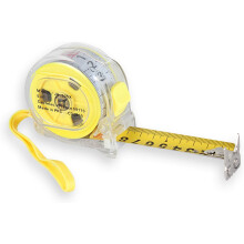 Efficient 5M x 25mm Tape Measure, Steel Retractable Tape Offers Smooth Operation, Blocking System Prevents Unwanted Tape Extension