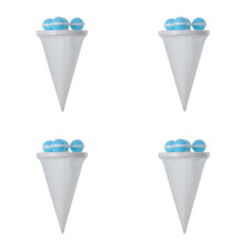 Filtre à linge flottant anti-peluches, lot de 4, pour une-Bleu