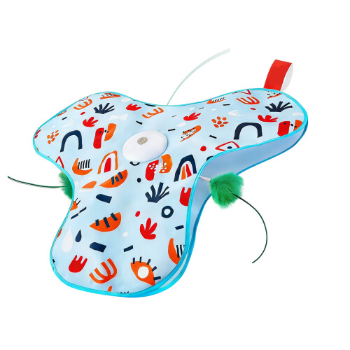 Interactively Hide And Cats Toy With USB Charging-light blue