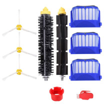 Cepillos laterales para aspiradora, accesorios de 3 brazos, material de alta resistencia, compatibles con iRobot Roomba series 500 y 600, fácil