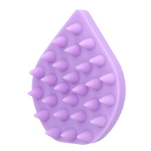 Compact Shampoo Brush For Dandruff Removal, Hydrophobic Silicone Bristles Scalp Massager With Elastic Soft Tooth Comb, Promotes Healthy Scalp And Hair