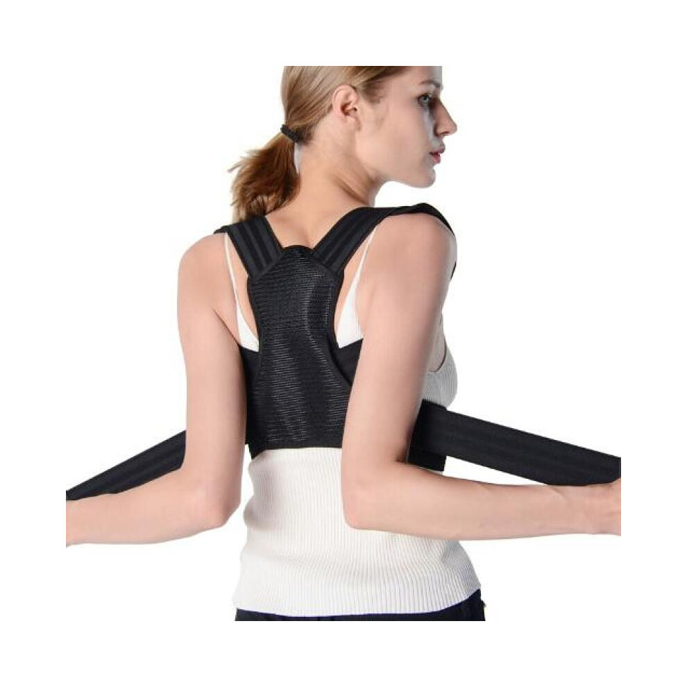 Adjustable Upper Back Brace for Posture, Posture Corrector with Breathable Material for Pain Relief and Strong Support