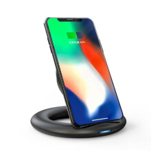 Ubesværet trådløs opladningsoplevelse, LED-lysringindikator, hurtigopladning, trådløs opladning til dine Qi-kompatible gadgets