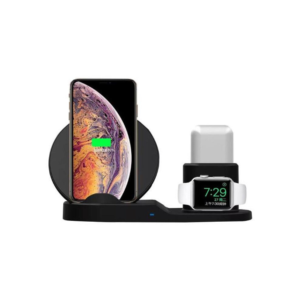 Sleek And Versatile Charging Companion, 3 In 1 Wireless Charger For Apple And Android Devices, The Perfect Addition To Your Desk Or Nightstand 9004841601267